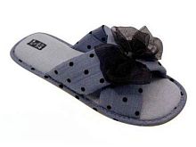 2555 HLE Туфли домашние женские Tingo /синий/