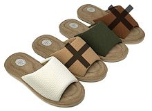 5098 W-CH-O Обувь домашняя женская Lucky Land /молочный, т.зеленый/