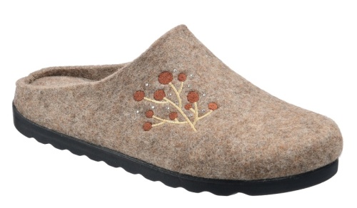 AG0124 Тапочки женские  Evalli /Бежевый/