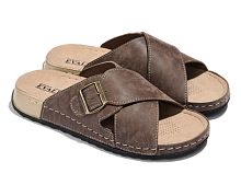 B-07 Сабо мужские Evalli /Коричневый/