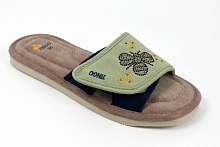 2552 HLE Туфли домашние женские Tingo (зелёный)