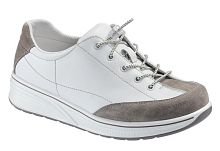 86961-3-4 Туфли женские Evalli /Бело-кофейный/