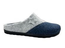 AG0119 Тапочки женские  Evalli /Сине-серый/
