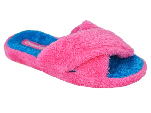 DFR-22-06W Тапочки женские Dream Feet /розовый-голубой/