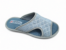 03.030.123-Т.0 /серый/Тапочки женские AMORA