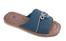 2553 HLE Туфли домашние женские Tingo (синий)