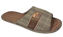 2529 HME Туфли комнатные мужские Tingo/коричневый/