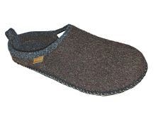 AG13653 Тапочки мужские E-home /Тёмно-коричневый/